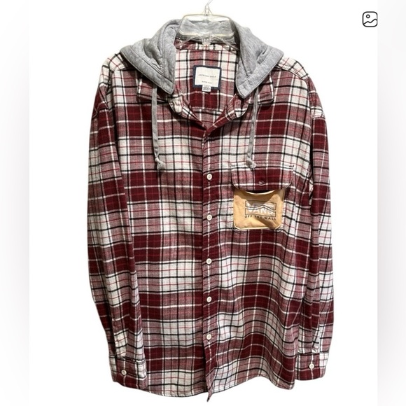 Vans Plaid Flannel and Kanji Premium Vintage Embroidered Jeans Men’s 36x32 - Picture 3 of 14